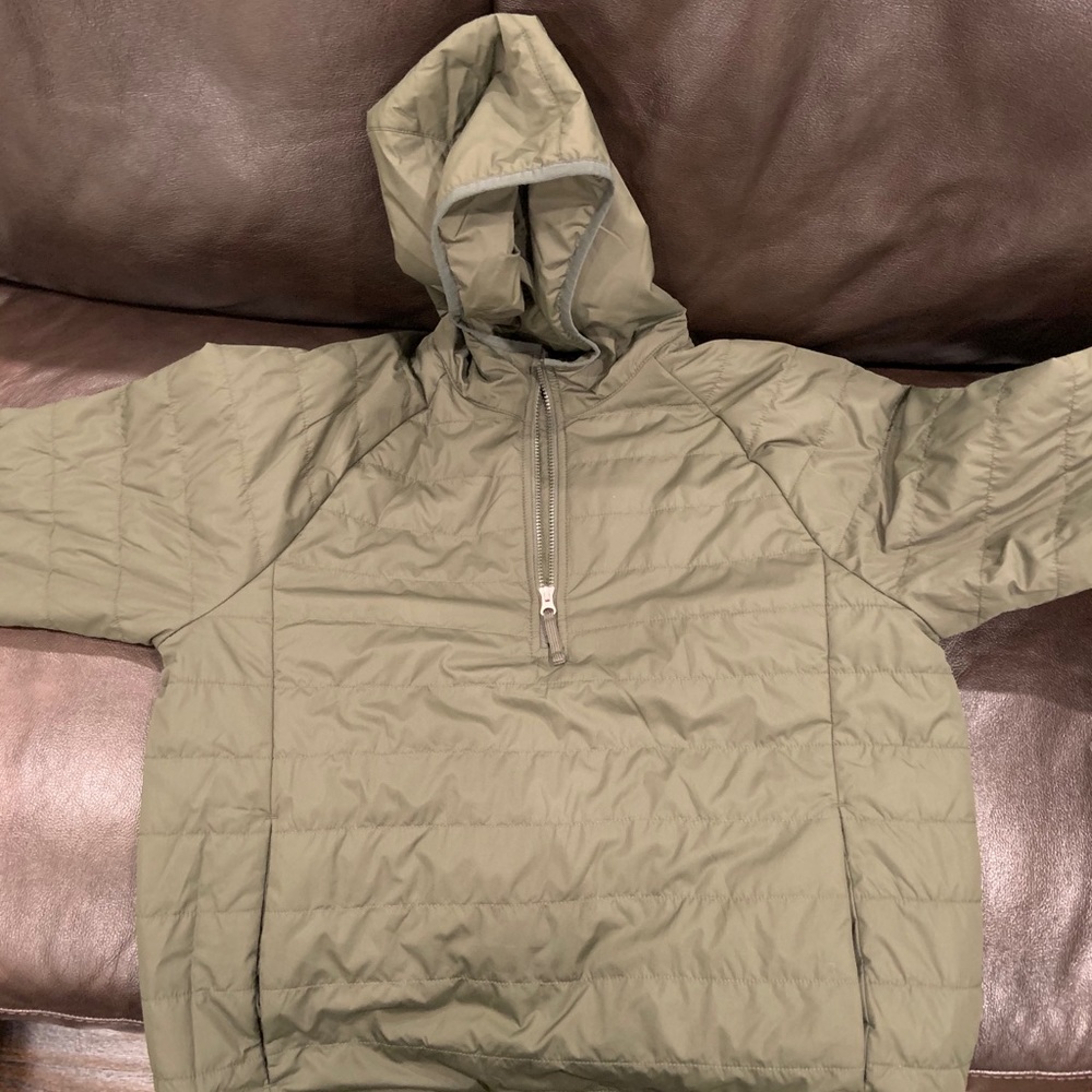 Green Jcrew pullover jacket